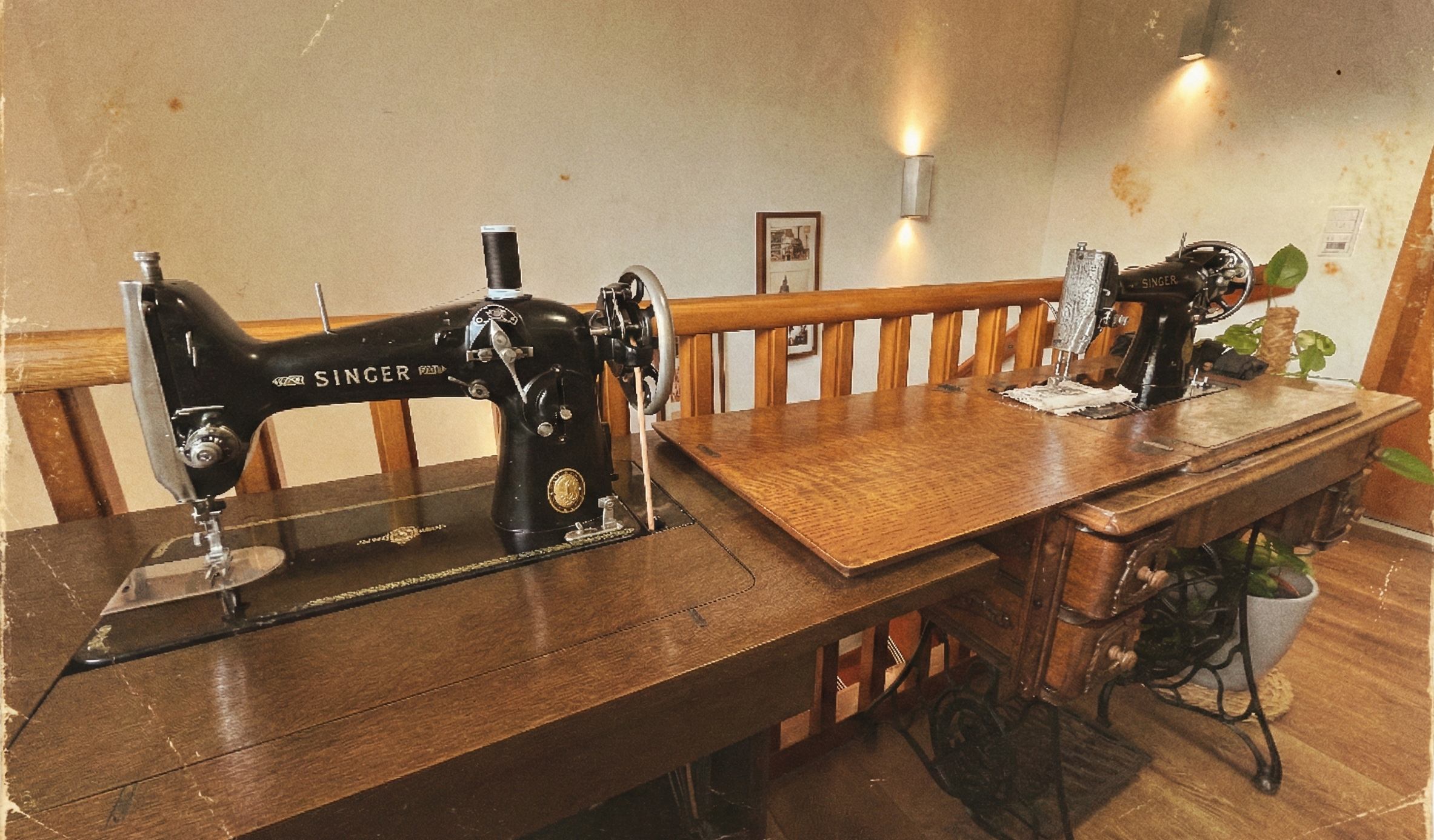 Alte Nähmaschine